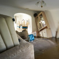 How do you dry out a house after water damage?