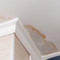 How long does water damage take to show on ceiling?