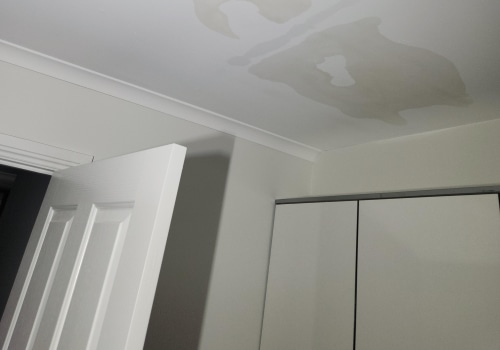 What does minor water damage look like?