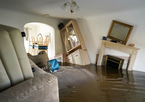 How do you dry out a house after water damage?