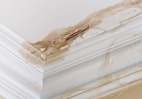 What do you do if your ceiling has water damage?